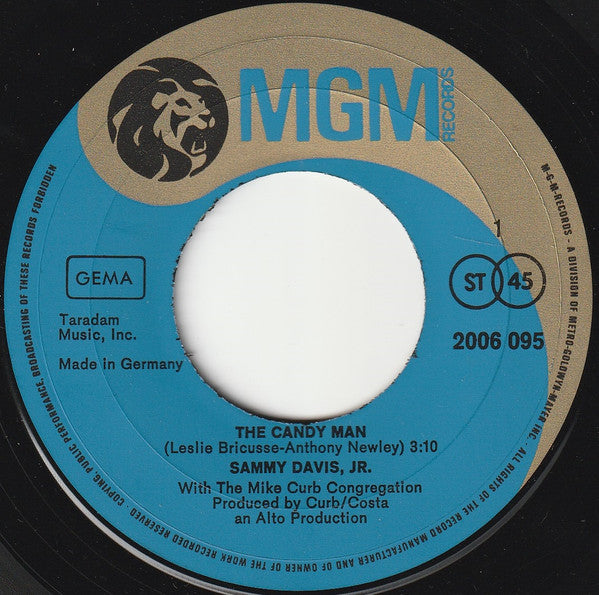 Sammy Davis Jr. : The Candy Man (7", Single)