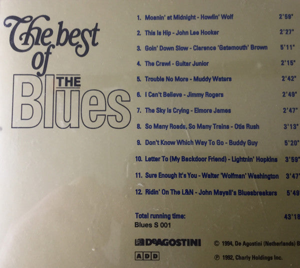Various : The Best Of The Blues (CD, Comp)