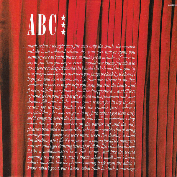 ABC : The Lexicon Of Love (LP, Album)