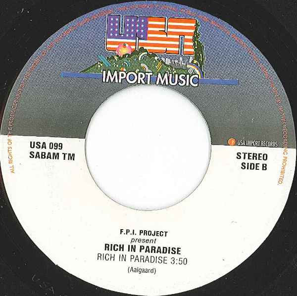 FPI Project : Rich In Paradise "Going Back To My Roots" (7", Single)