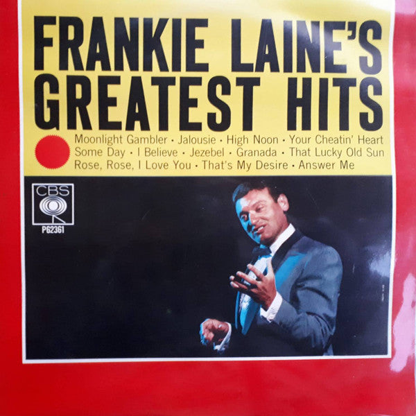 Frankie Laine : Frankie Laine's Greatest Hits (LP, Comp, Mono)