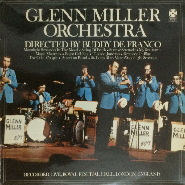 The Glenn Miller Orchestra Directed By Buddy DeFranco : Glenn Miller Orchestra - Recorded Live, Royal Festival Hall, London, England (LP, Album)