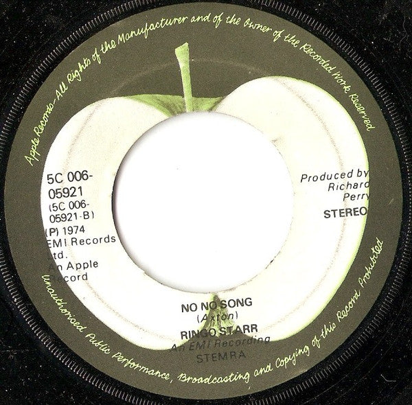 Ringo Starr : Goodnight Vienna (7", Single)