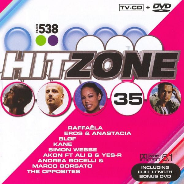 Various : Radio 538 Hitzone 35 (CD, Comp + DVD, Comp, PAL)