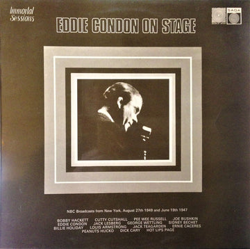 Eddie Condon : Eddie Condon On Stage (LP, Album, Yel)