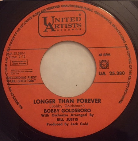 Bobby Goldsboro : Take Your Love (7", Single)