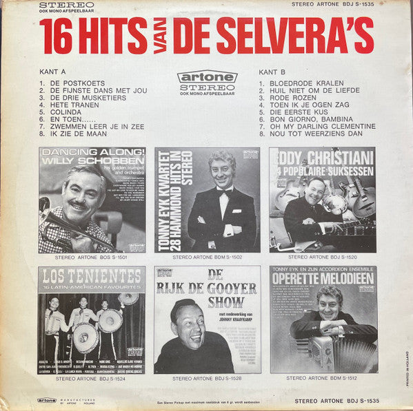 De Selvera's : 16 Hits Van De Selvera's (LP, Comp)
