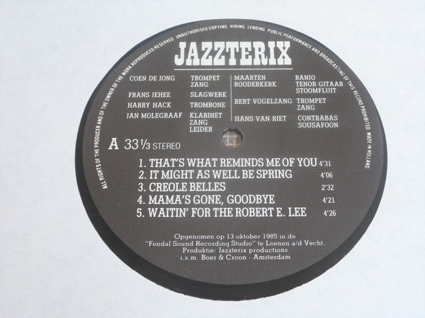 Jazzterix : Jazzterix (LP)