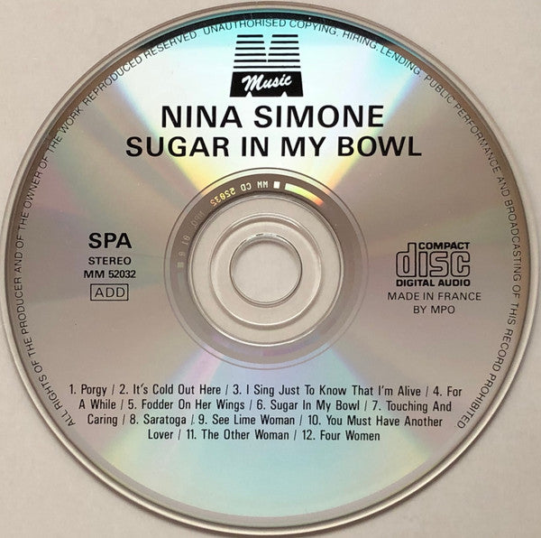 Nina Simone : Sugar In My Bowl (CD, Comp)