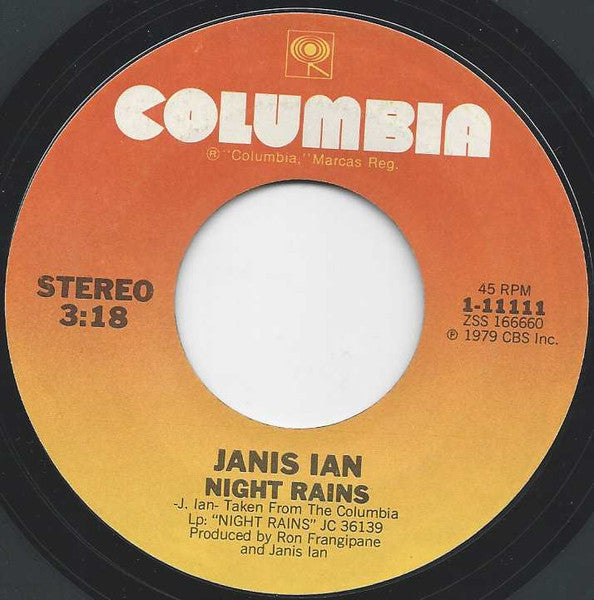 Janis Ian : Fly Too High (7", Single)
