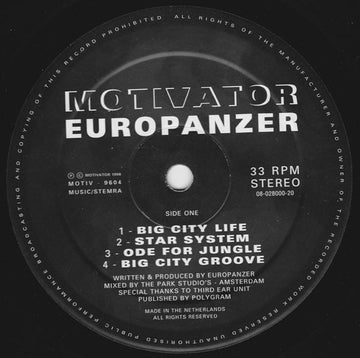 Europanzer : Big City (12")