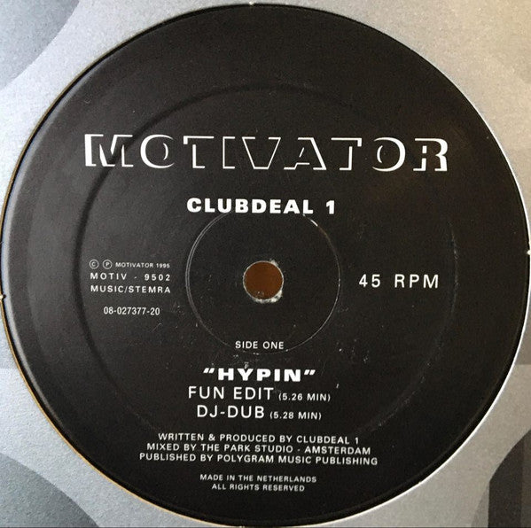 Clubdeal 1 : Hypin' (12")