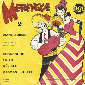 Diane Adrian - Alan Greene (4) : Merengue 2 (7", EP, Mono)