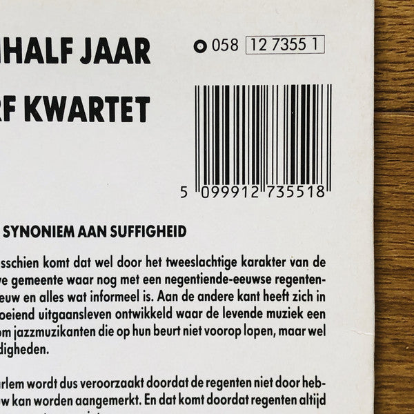 Keune / Hoolwerf Kwartet : Jazz From Ha(a)rlem (LP)