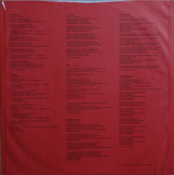 The Beatles : 1962-1966 (2xLP, Album, Comp, Tos)