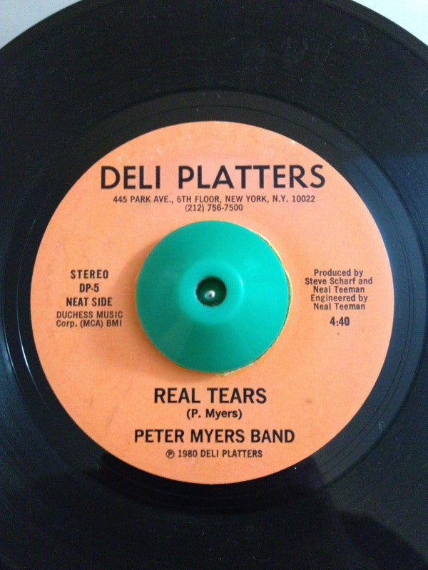 Peter Myers Band : Sweet Candlelight / Real Tears (7", Single)