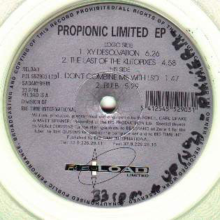 Propionic : Propionic Limited EP (12", EP, Tra)