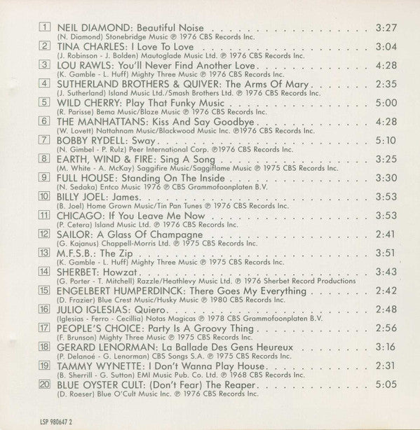 Various : 25 Jaar Popmuziek 1976 (CD, Comp, +Bo)