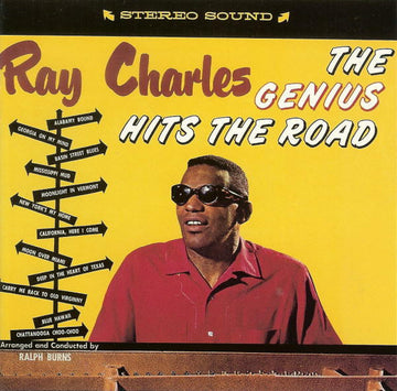 Ray Charles : The Genius Hits The Road (CD, Album, Comp, RE, RM)