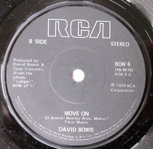 David Bowie : Ashes To Ashes (7", Single, Sol)