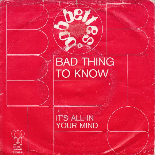 The Bobbettes : Bad Thing To Know / It's All In Your Mind (7", Single, Promo)