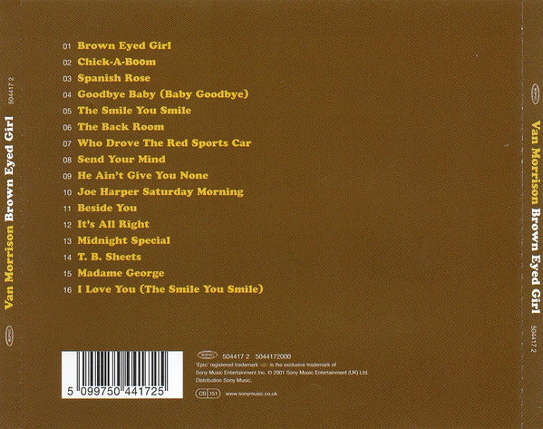 Van Morrison : Brown Eyed Girl (CD, Comp)