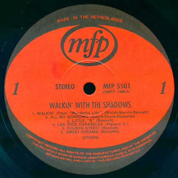 The Shadows : Walkin' With The Shadows (LP, Comp)
