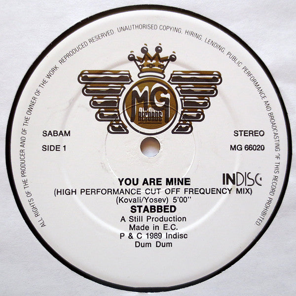 Stabbed : You Are Mine (12")