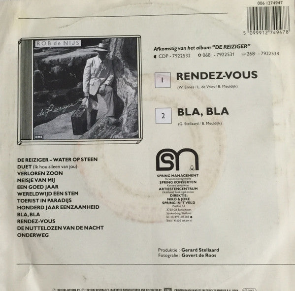 Rob De Nijs : Rendez-vous (7", Single)