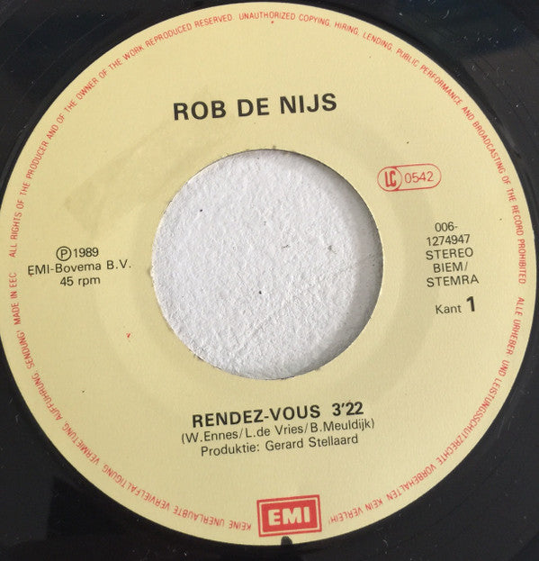 Rob De Nijs : Rendez-vous (7", Single)