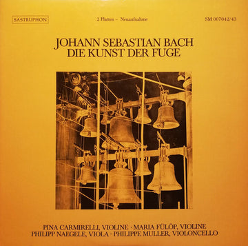 Johann Sebastian Bach, Pina Carmirelli, Maria Fulop, Philipp Naegele, Philippe Muller : Die Kunst der Fuge (2xLP)