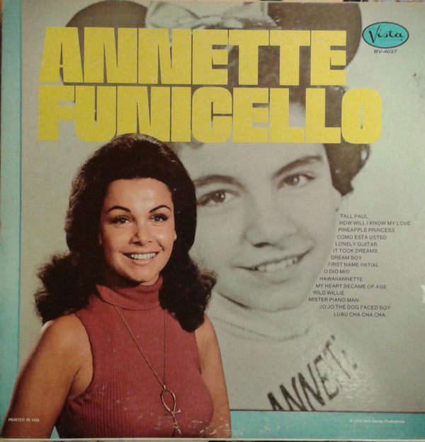 Annette (7) : Annette Funicello (LP, Album, Comp)