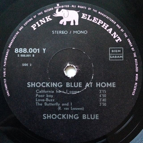Shocking Blue : At Home (LP, Album, Pin)