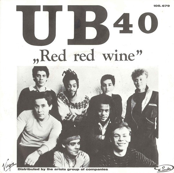 UB40 : Red Red Wine (7", Single, Sil)