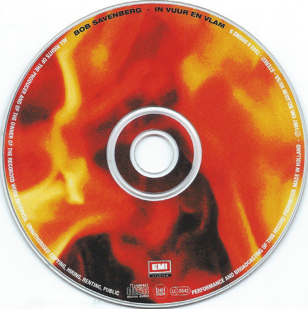Bob Savenberg : Vuur & Vlam (CD, Album)
