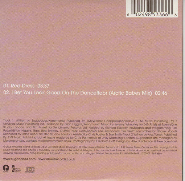 Sugababes : Red Dress (CD, Single)