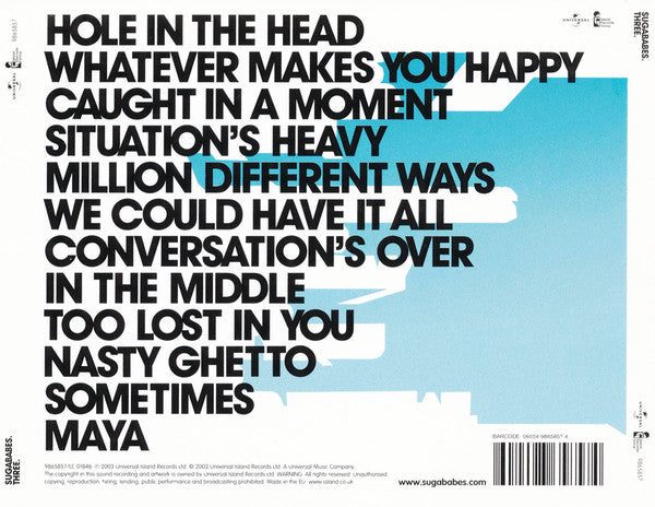 Sugababes : Three (CD, Album)