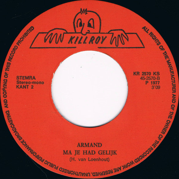 Armand : Dat Is Juist De Pest ! (7", Single)