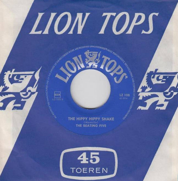 The Beating Five : Glad All Over / The Hippy Hippy Shake (7", Single)