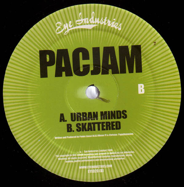 Pacjam : Urban Minds / Skattered (12")