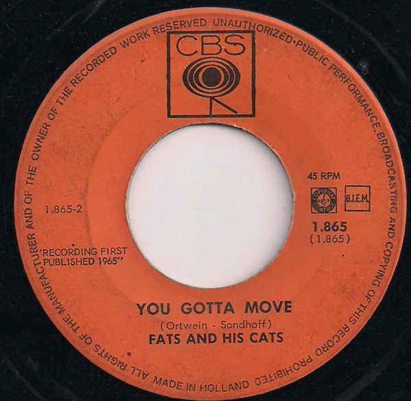 Fats And His Cats : Ring-Dang-Doo (7", Single)