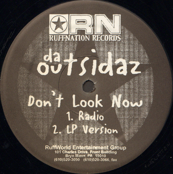 Outsidaz : Don't Look Now / The Rah-Rah (12")