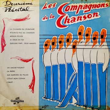 Les Compagnons De La Chanson : Deuxième Récital (10", Album)