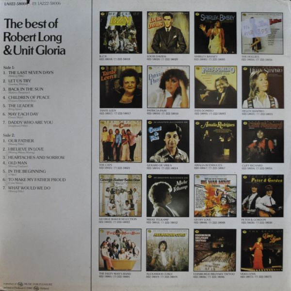 Robert Long & Unit Gloria : The Best Of Robert Long & Unit Gloria (LP, Comp)