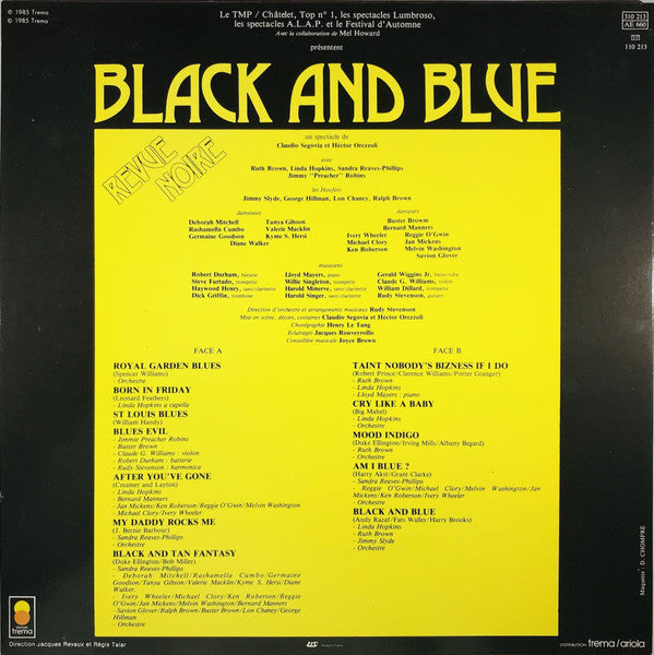 Various : Black And Blue - Revue Noire (LP, Album)