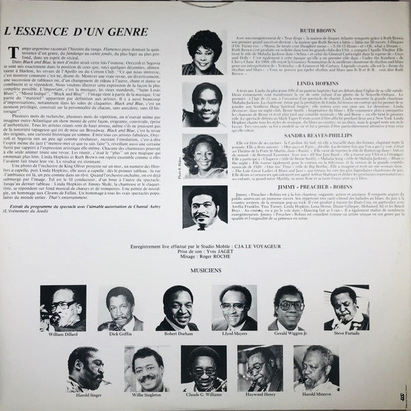 Various : Black And Blue - Revue Noire (LP, Album)