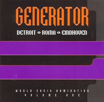 Various : Generator: World Sonik Domination Volume One (CD, Mixed)