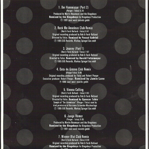 Falco : The Remix Hit Collection (CD, Album, SRC)