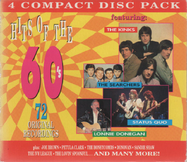 Various : Hits Of The 60's (4xCD, Comp + Box)