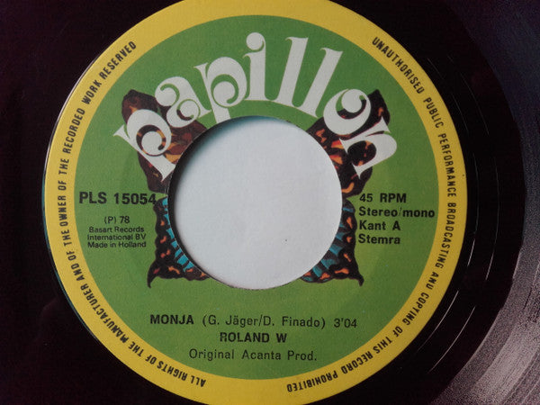 Roland W. : Monja (7", Single)